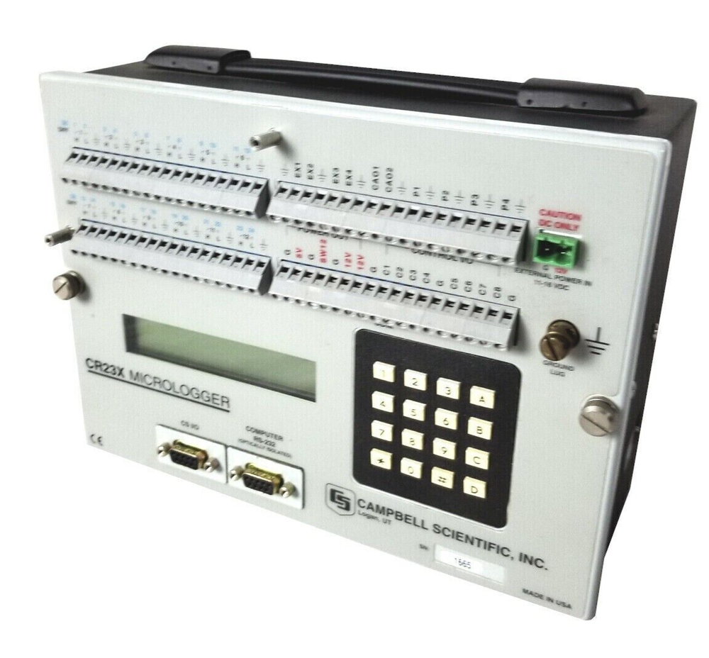 4MB Campbell Scientific CR23X Datalogger - Extended Temp - Fully Tested