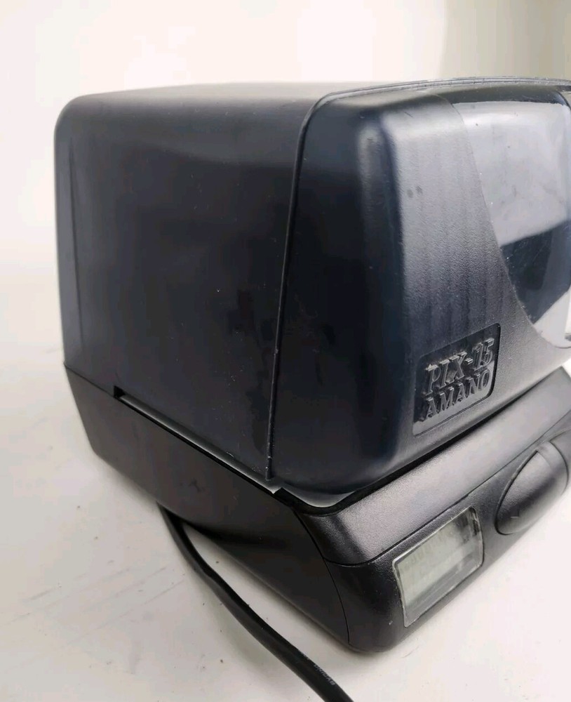 Pix-15 Amano Time Clock Recorder Electronic Digital NO KEY (TESTED)