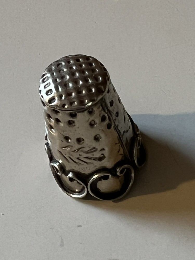 Sterling Thimble Antique
