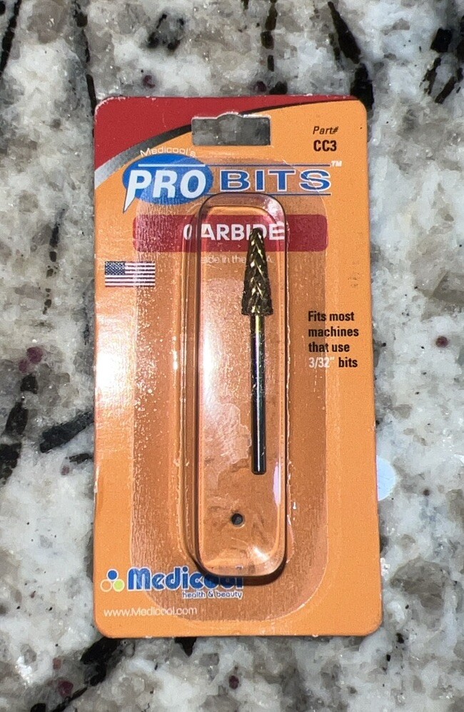 Medicool Professional Carbide Bit 3/32  FINE Grit  - (CC3)