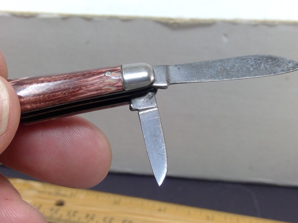 Small 2" Imperial 2 Blade Pocket Knife Keychain