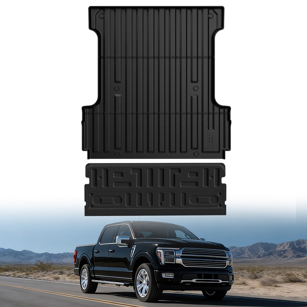 5.5 Ft Bed Mat & Tailgate Mat for Ford F-150 2024-2026 Custom Bed Tailgate Liner