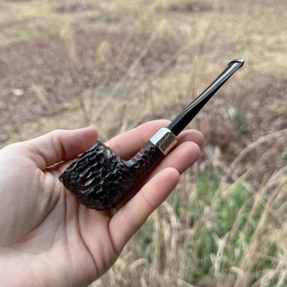 Peterson Irish Made Army Rusticated (608) Fishtail Pipe - New