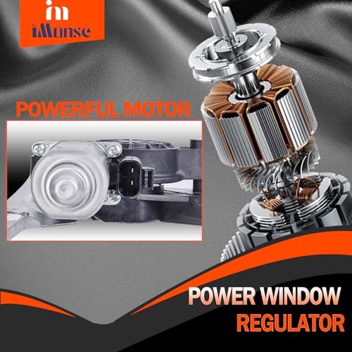 Front Passenger Right Side Power Window Regulator with Motor Front Right