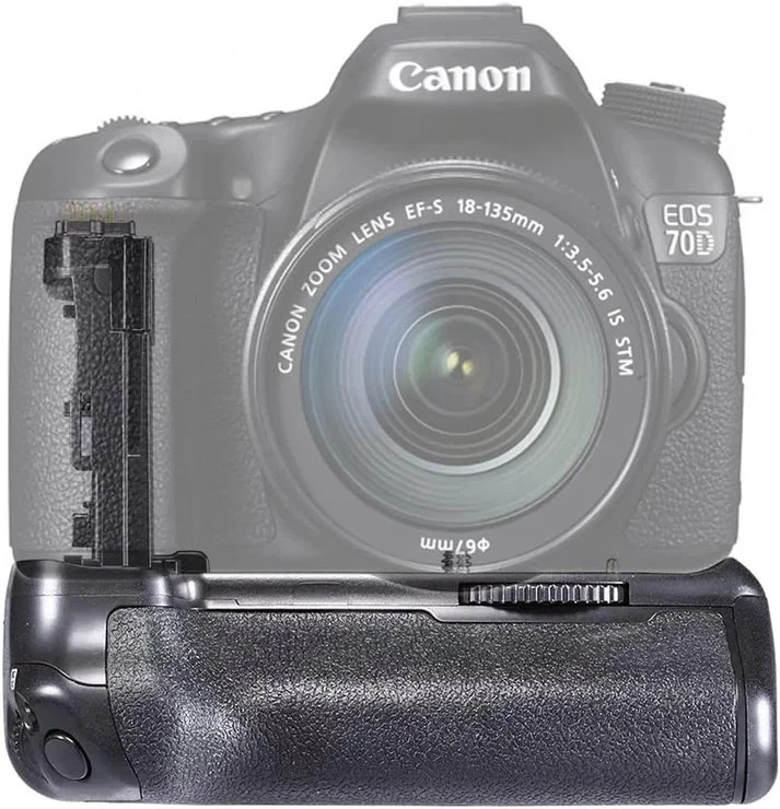 Battery Grip Replacement for BG-E14 Vertical Grip with Shutter/Function Buttons