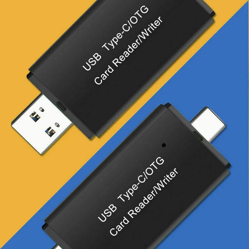 Micro USB OTG to USB 2.0 Adapter SD/Micro SD Card Reader With Standard USB Male
