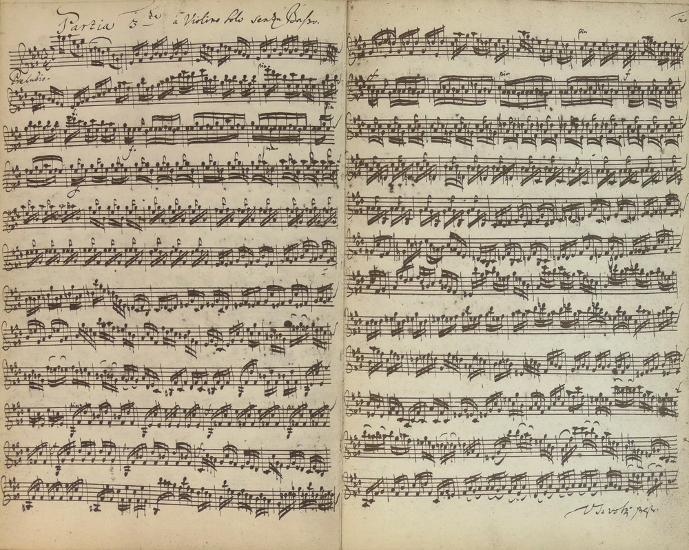 J.S. BACH "Sei solo a violino" - EX-RICCI