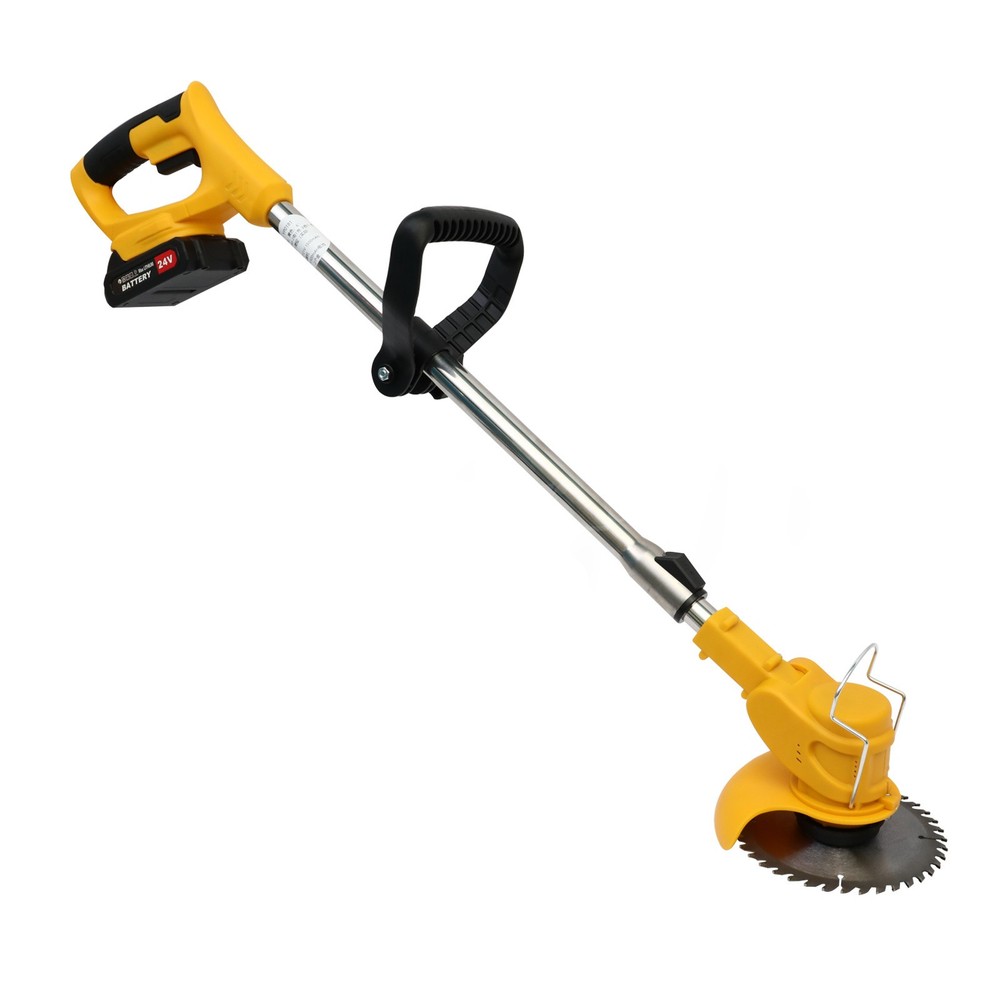2 Battery Electric Cordless Grass String Trimmer Lawn Edger Weed Wacker Cutter