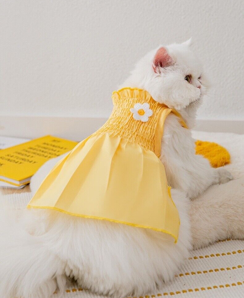 Cat spring summer floral cute cool vest