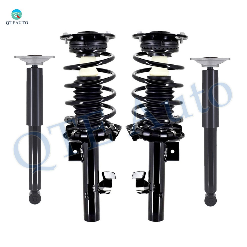 Set 4 Front Quick Complete Strut-Rear Complete Shock Kit For 2007-2016 Volvo S80