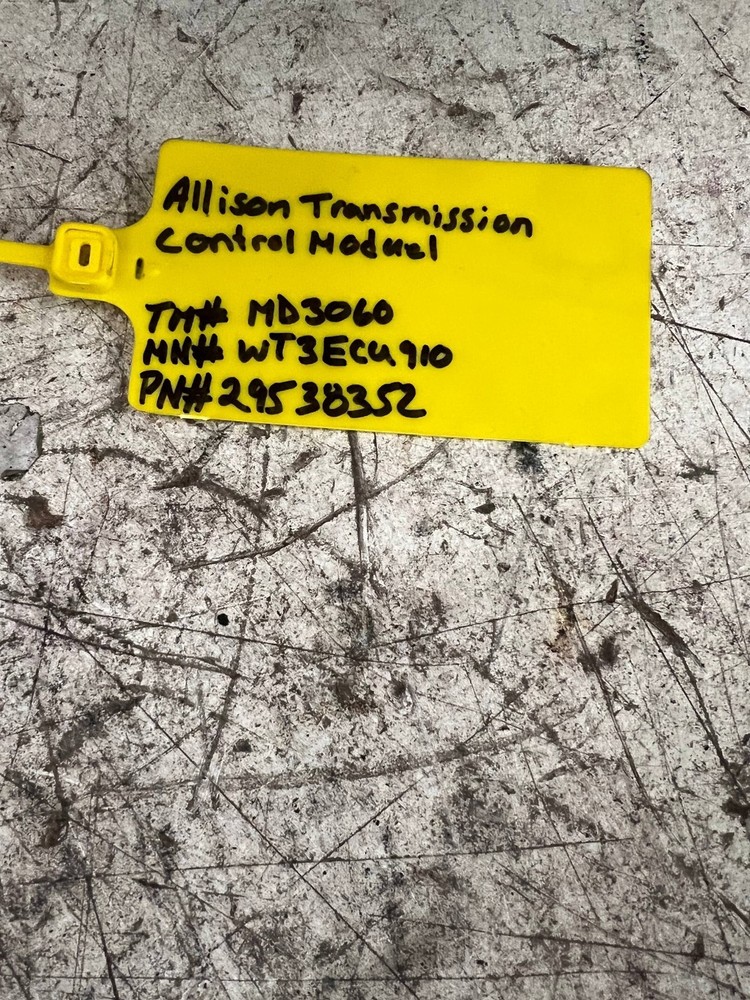 ALLISON TRANSMISSION CONTROL MODULE (TCM) USED PN# 29538352