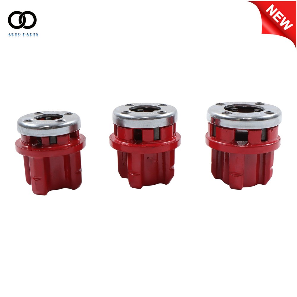 7 Size Pipe Thread Large Hand Die Ratcheting Threader Tool 3/8" to 2" Dies Set