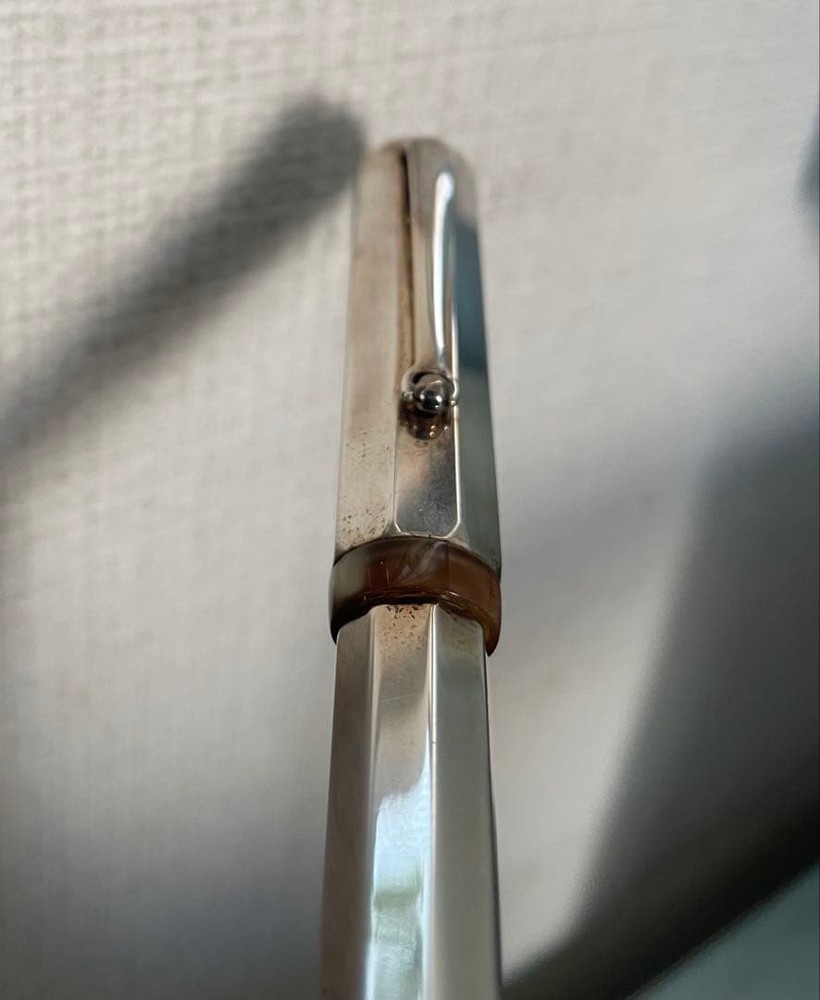 Montegrappa Ballpoint Pen Eleganza Sterling Silver Smooth