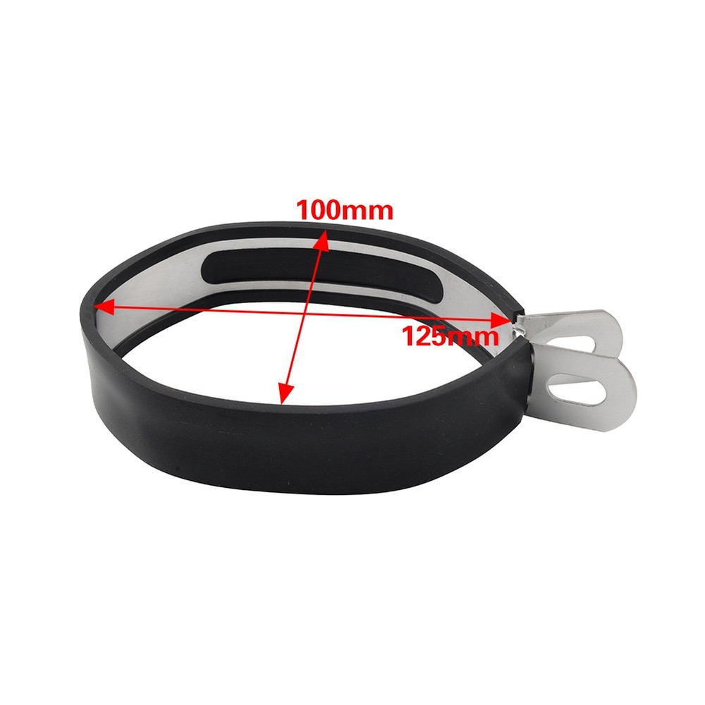 Universal Motorcycle Exhaust Clamp Mount Bracket Fixed Ring Hanger