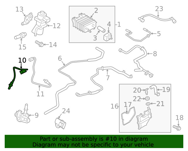 Genuine Ford Oxygen Sensor EJ5Z-9F472-B