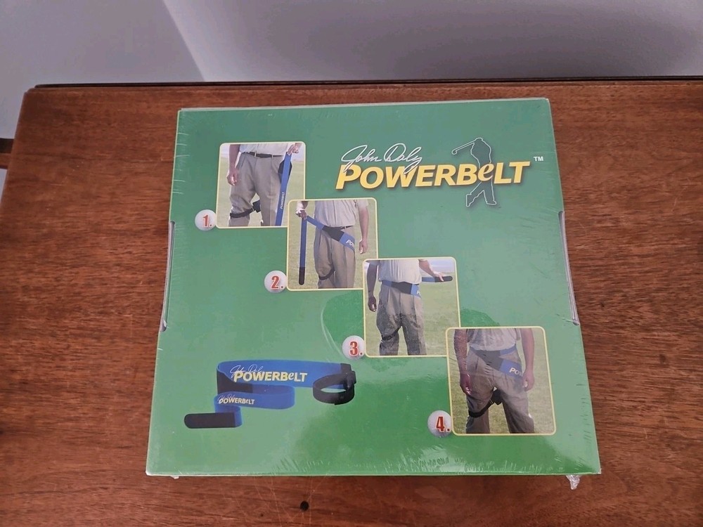 JOHN DALY POWERBELT GOLF SWING TRAINING DEVICE WITH DVD NEW