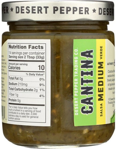 Desert Pepper Cantina Medium Green Salsa - 16 oz