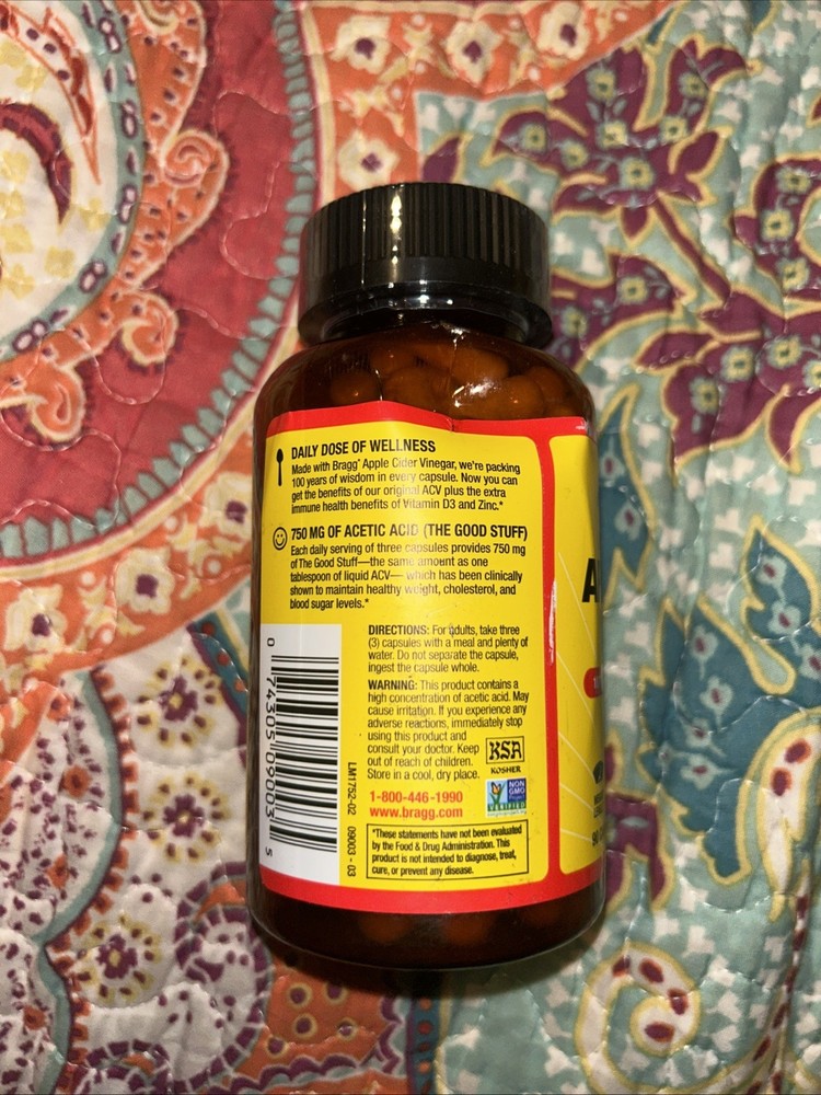 Apple Cider Vinegar , 90 Capsules