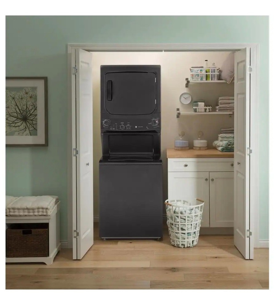 washer and drier GE ,brand new stackable. Diamond Grey