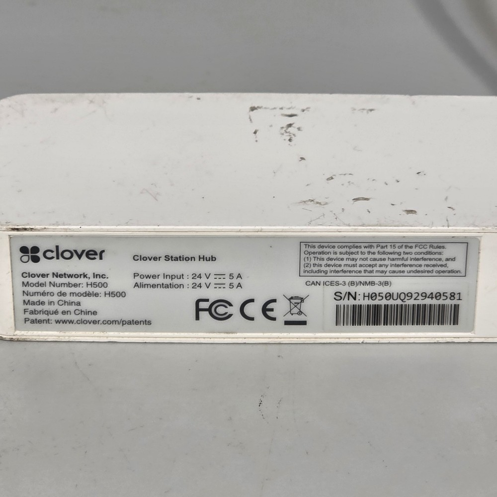Clover Hub H500 POS System Hub Network Controller