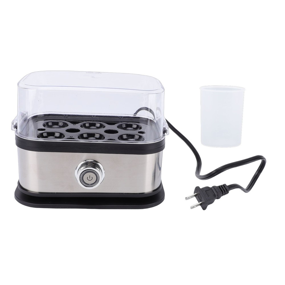3-Egg Cooker Electric 6 Eggs Soft Medium Hard Boiled Poached Egg Maker