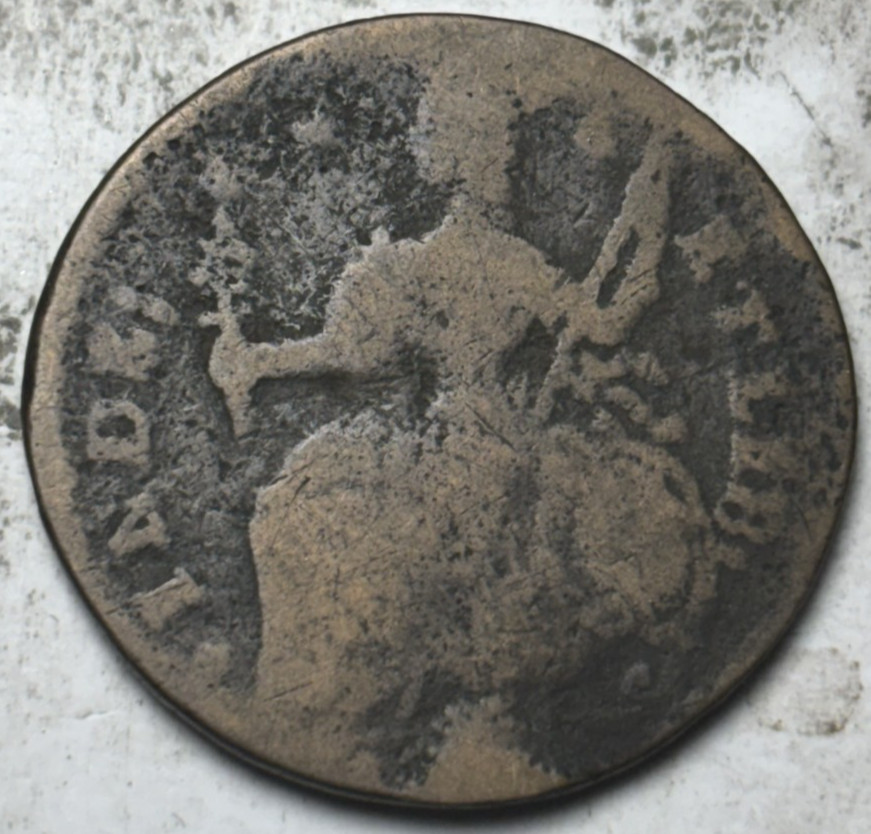 1787 Draped Bust Left Connecticut Copper Colonial Coin