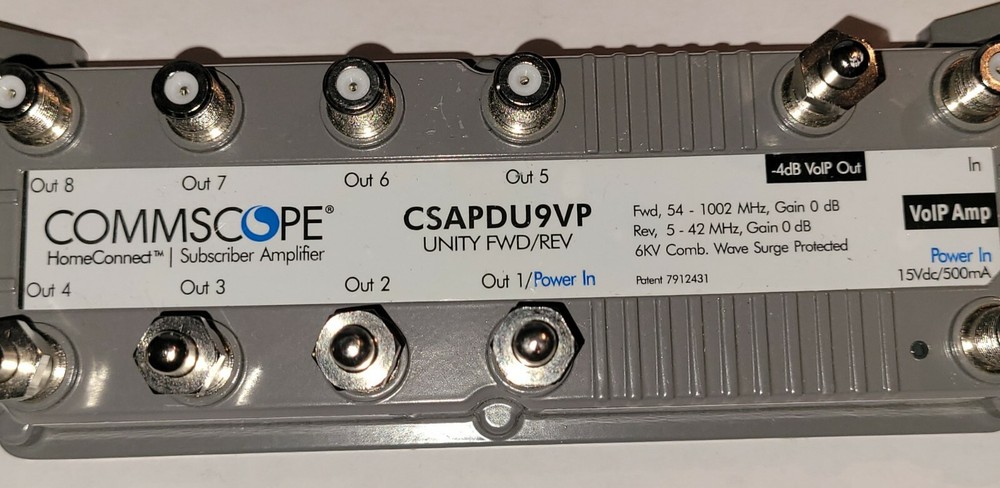 Commscope CSAPDU9VP Passive VoIP Amplifier