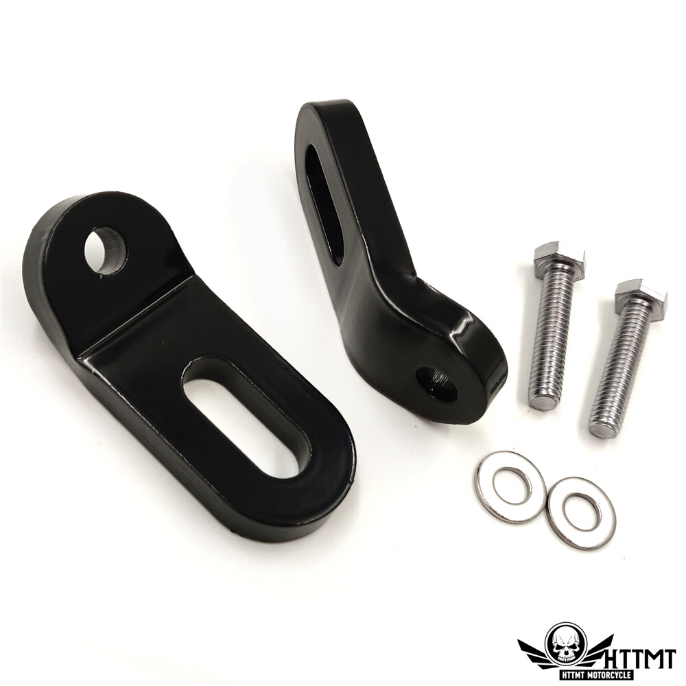 Black Touchless Tie-Downs for Harley Touring Road King Electra Glide