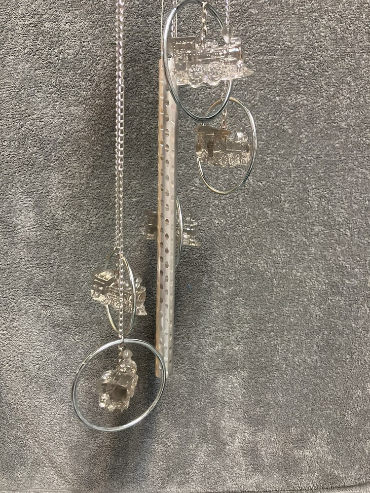 Acrylic Train Engine Wine Chime