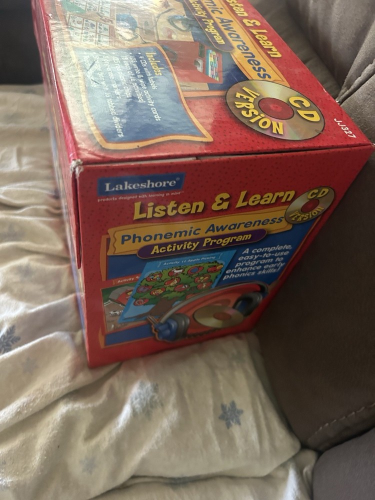 Lakeshore Listen & Learn Phonemic Awareness Activity Program CD for Ages 4-7