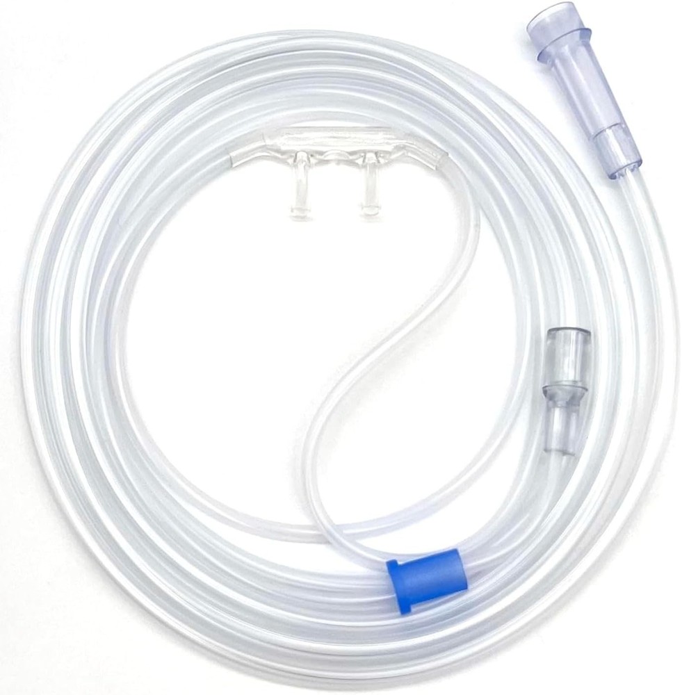 5-Pack Soft Curved 7Ft Nasal Cannula - Standard Flow Oxygen Therapy Solution