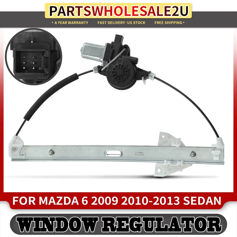 Front Left Driver Window Regulator & Motor for Mazda 6 2009 2010 2011 2012 2013