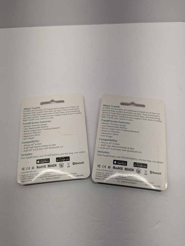 TrackR bravo Bluetooth Tracking Device. Item Tracker. Phone Finder. iOS/Android