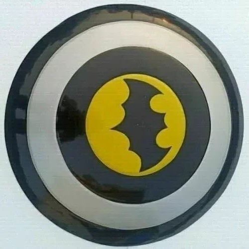 Avengers Marvel Legends captain Batman shield 75th Anniversary Replica
