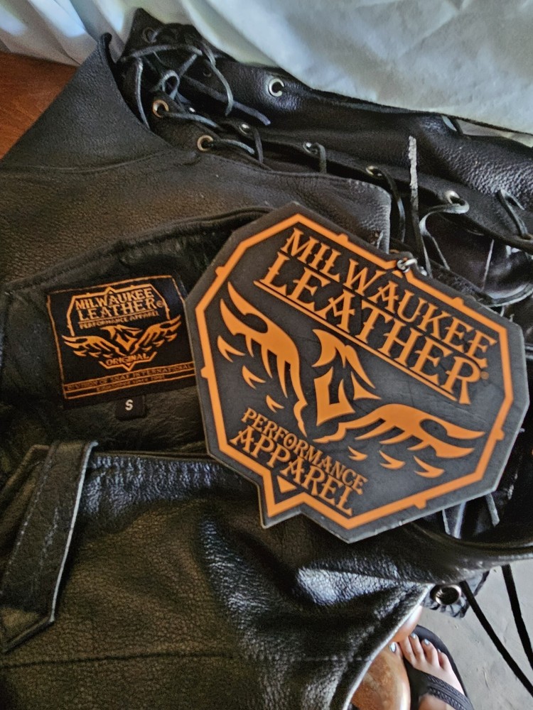 Leather Chaps And Vest