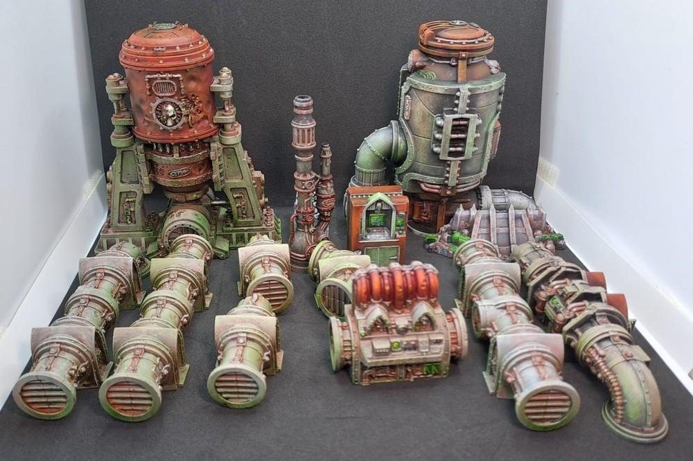 kill team terrain painted wh40k necromunda