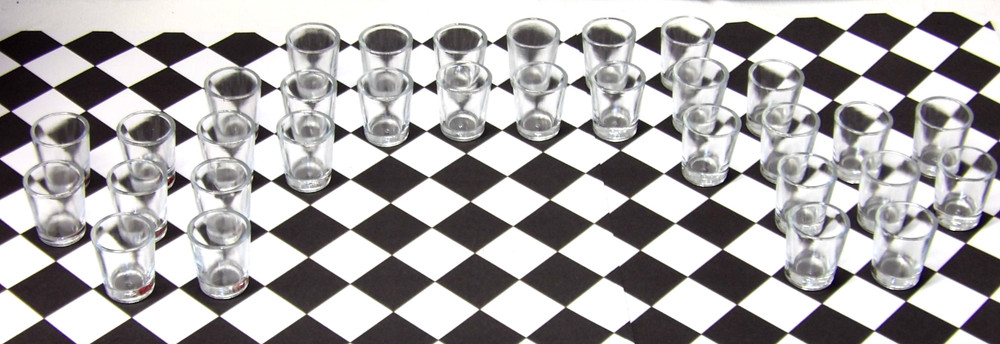 Mini Shot Glasses• (I Think It's A Chess Set)• 32 Pcs.•