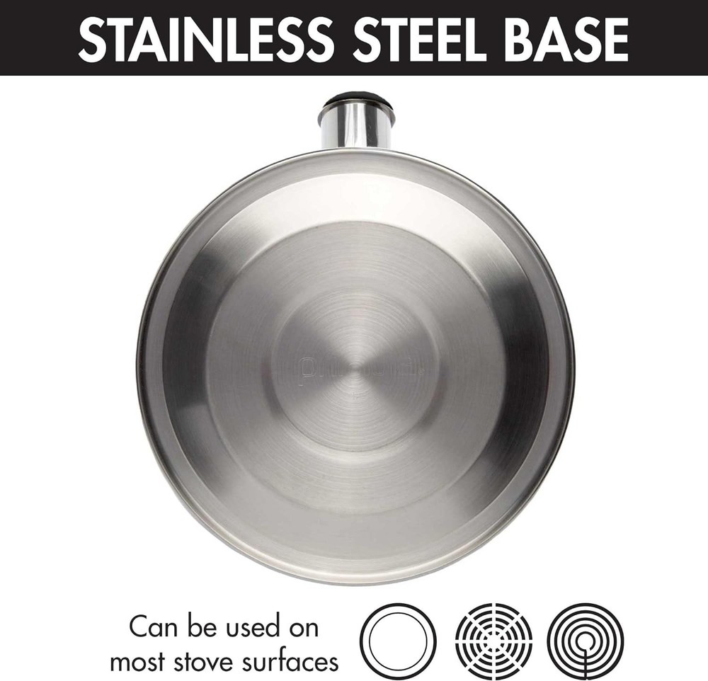 Classic 1.5-Quart Food Grade Stainless Steel Tea Kettle with Cool Touch Handle