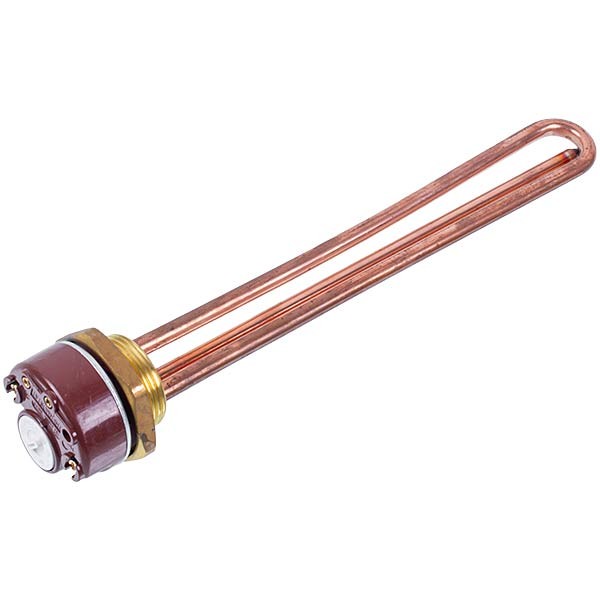 Water Heater Heating Element With Thermostat 1500W copper L265mm fl54mm 220V
