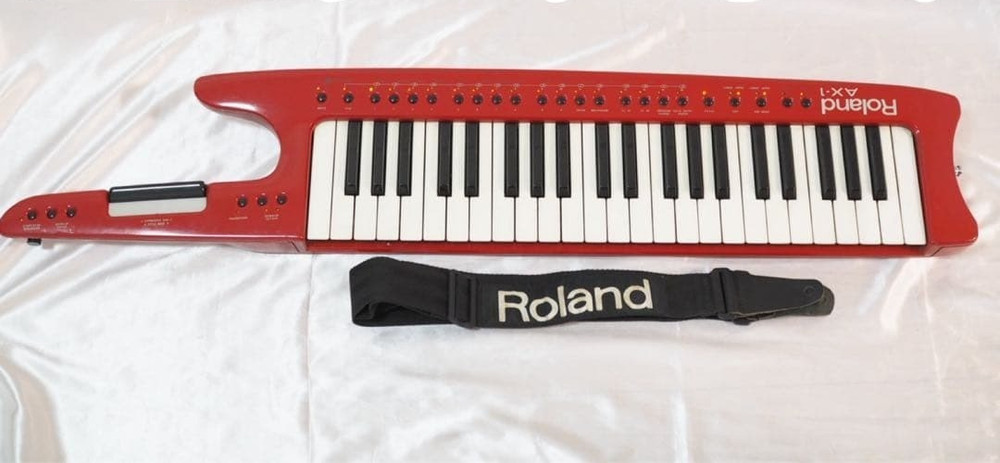 Roland AX-1 Shoulder Keyboard Keytar Red MIDI Controller