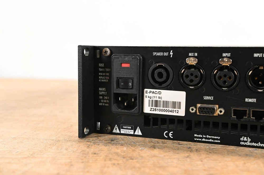 d&b audiotechnik E-PAC Single-Channel Power Amplifier Controller CG01V52