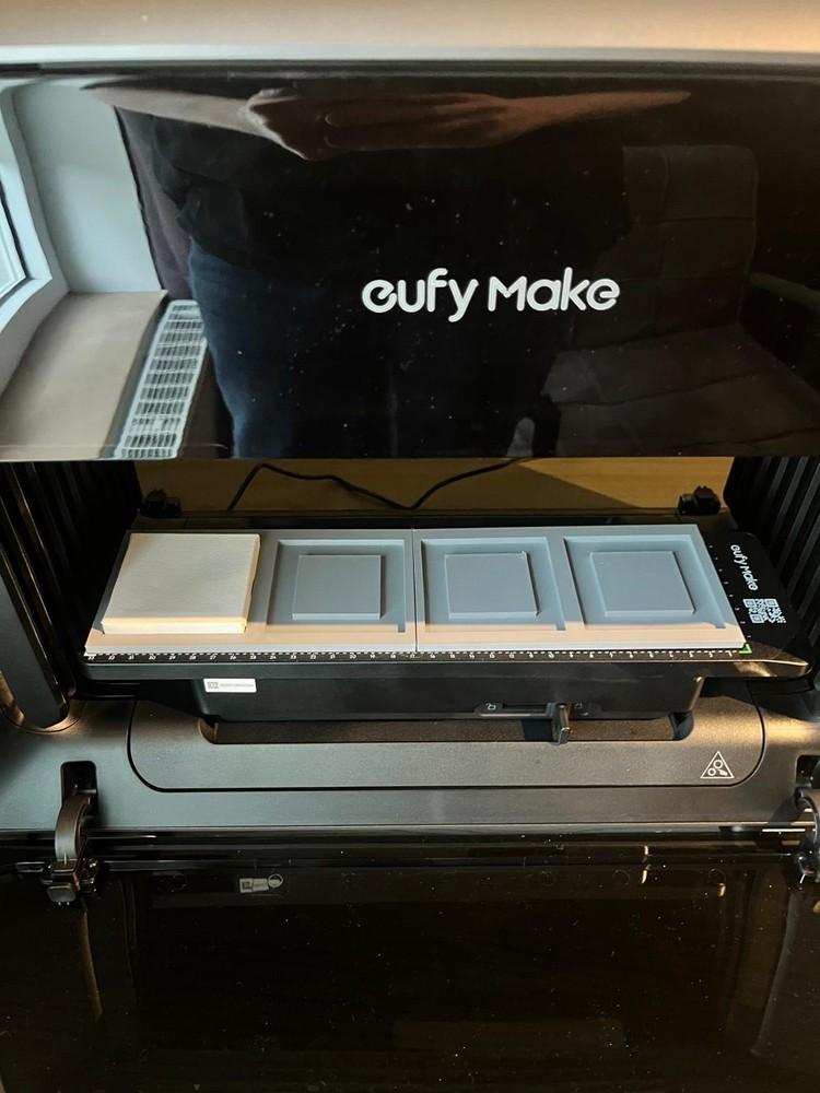 eufyMake E1 Mini Canvas Alignment Jig for UV Printing, Acrylic, 4 Slots