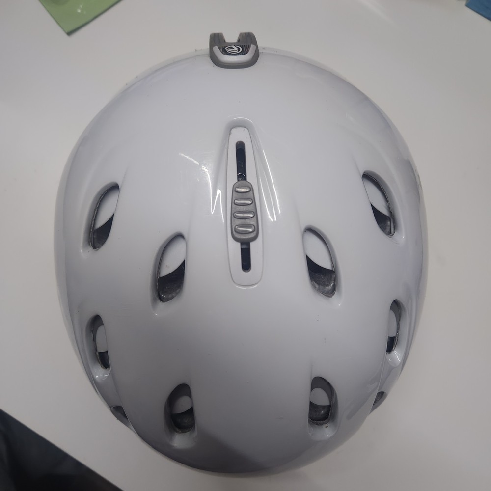 Smith Voyage White Women's Hard Shell Adjustable Strap Snowboard Helmet