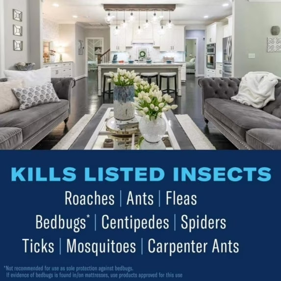 BioAdvanced Complete Insect Killer, for Roaches, Ants, Spiders, Germs 1 Gallon