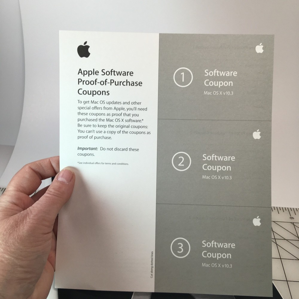 Vtg Apple Macintosh OS X 10.3 Panther Computer Software Mac COMPLETE BOX SET