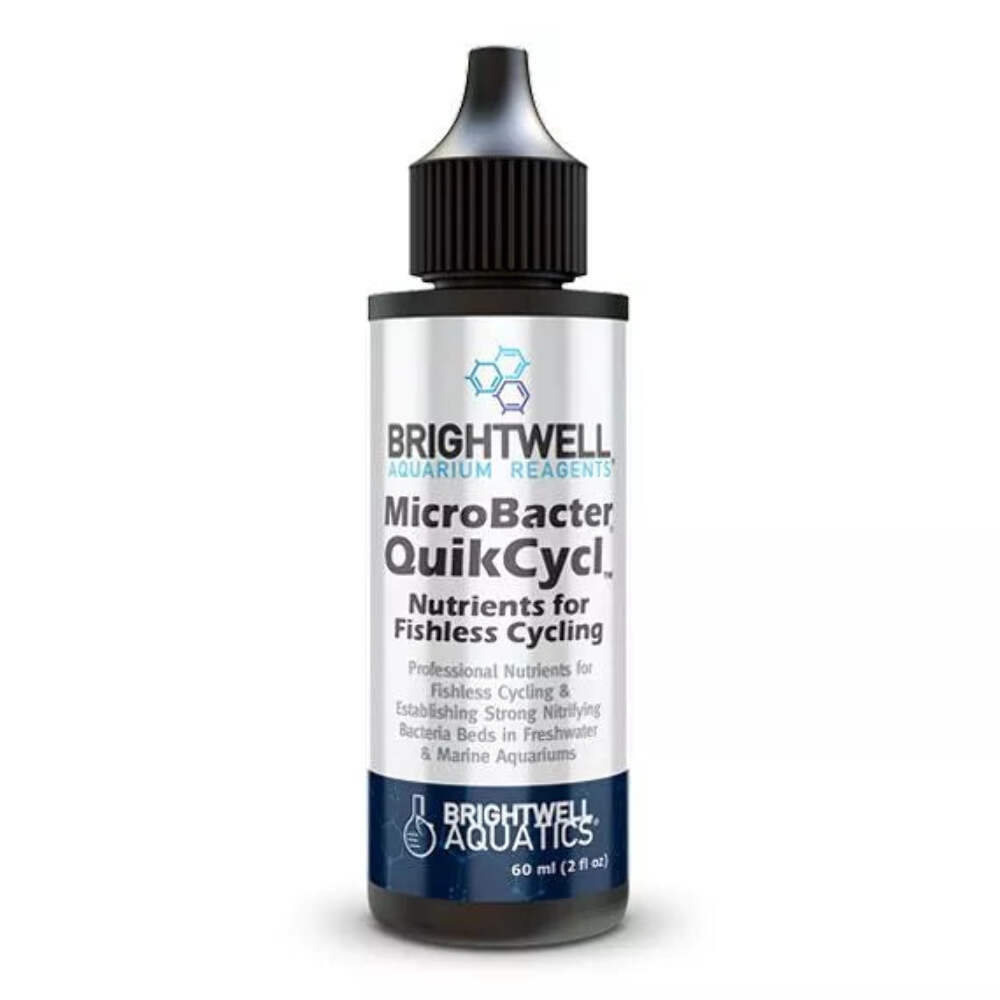 Brightwell Aquatics MicroBacter QuikCycl 60ml – Fishless Cycling Nutrients