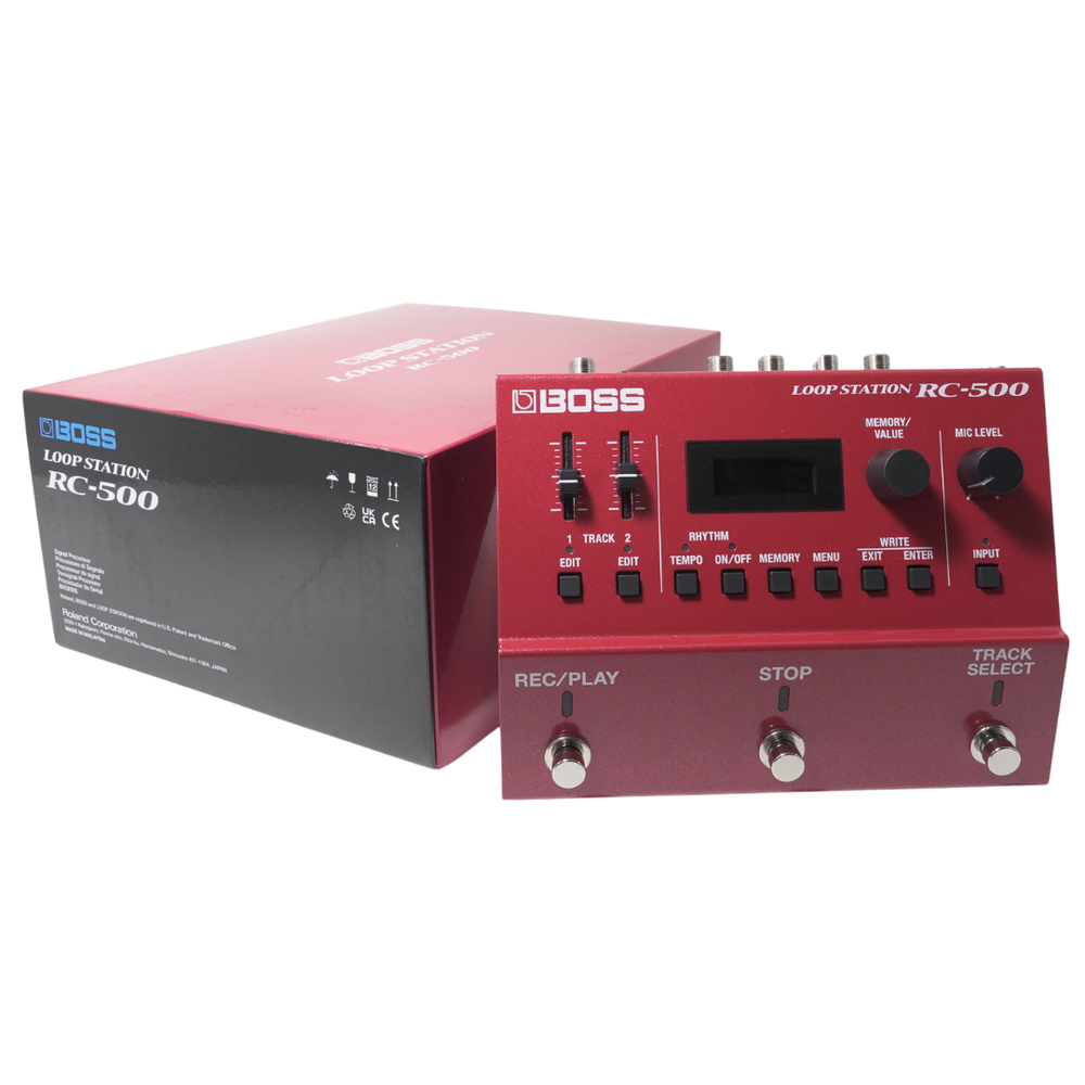 BOSS RC-500 LOOP STATION Guitar Effect Pedals 2-track looper Reverse LOOP FX