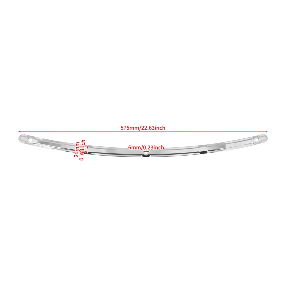 Chrome Fairing Windshield Windscreen Trim For Harley Electra Street Glide 96-13