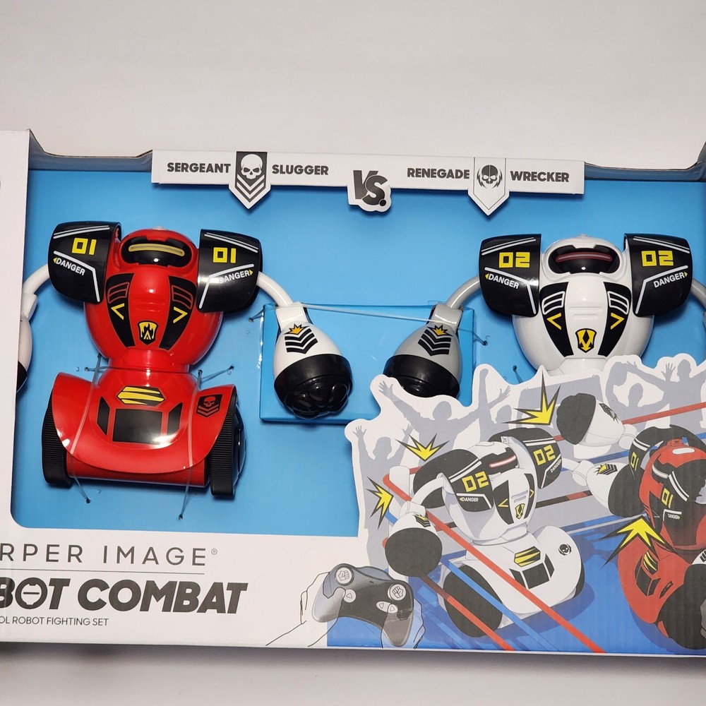 Sharper Image Remote Control (RC) Robot Fighting Set Multiplayer Brand New