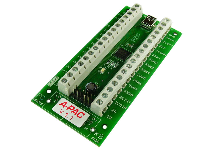 A-PAC Controller with USB Cable. Ideal for Racing MAME (US Seller)